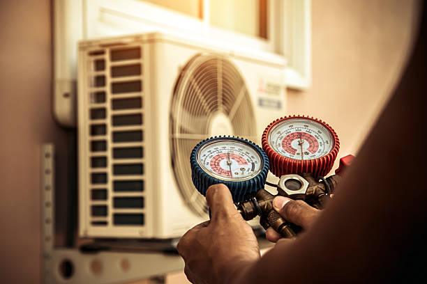 Professional Hvac Maintenance technician working in Bowdon, GA
